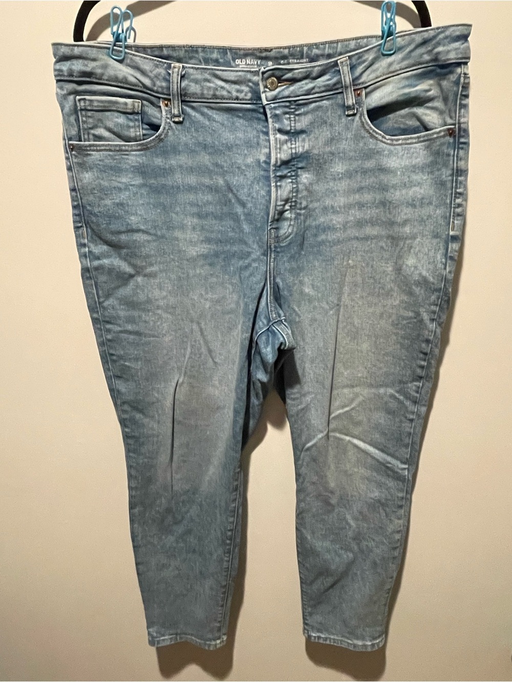 Old Navy Light Blue Ankle Cropped Skinny Jeans
